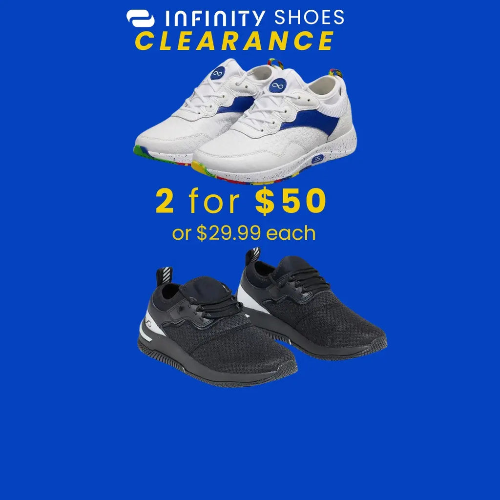Infinity Medical Shoes are on sale at Scrub Pro. Buy two pairs for only $50 today!