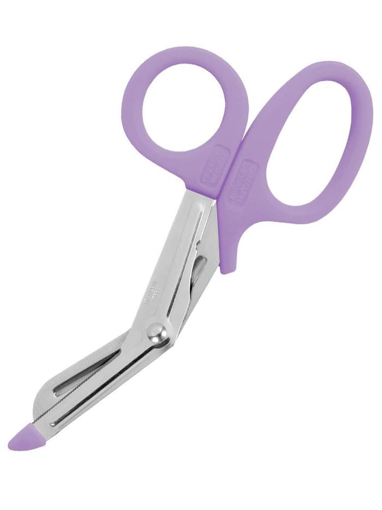 The Prestige Medical 5.5" Nurse Utility Scissors in lilac featuring autoclavable blades.