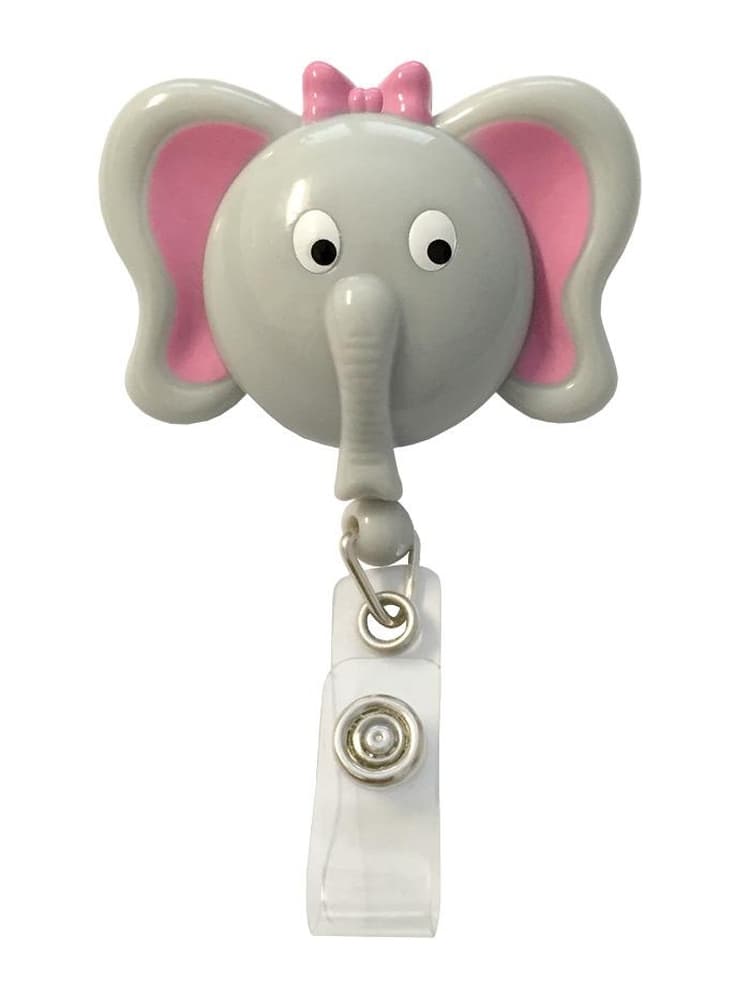 Prestige Medical Deluxe Retractzee ID Holder in elephant