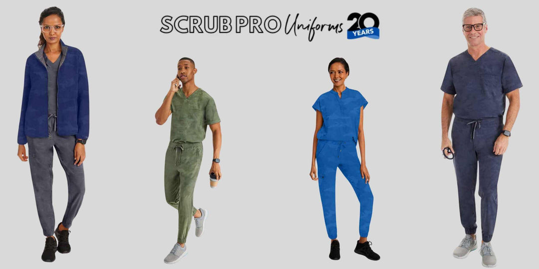 Healing Hands Purple Label Camo Scrubs at Scrub Pro Uniforms