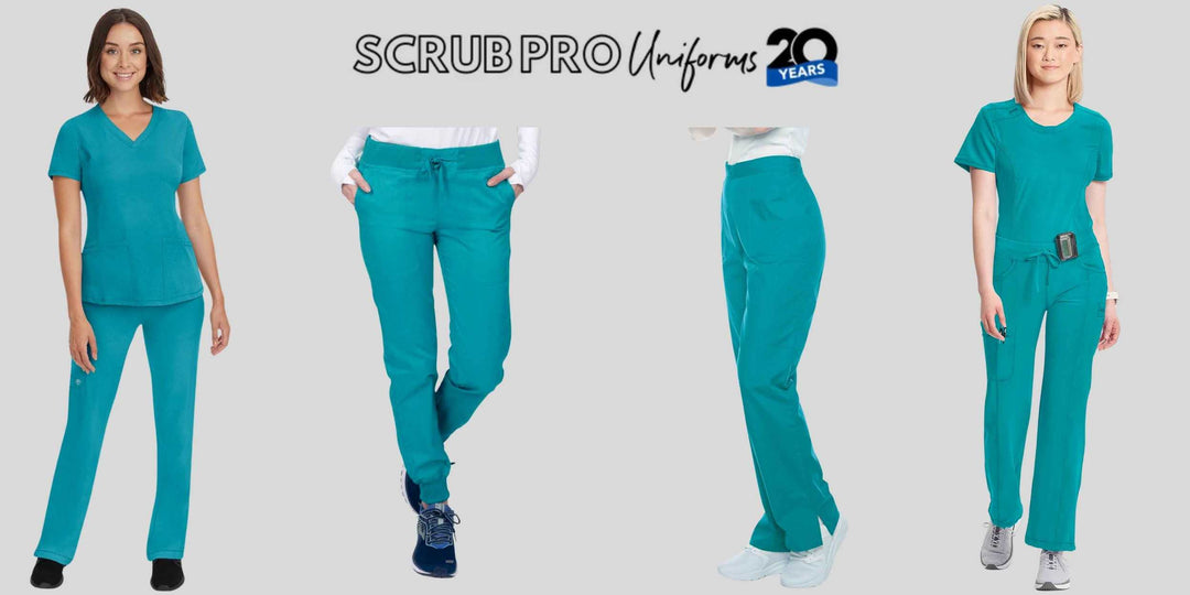 Teal Blue scrub pants at Scrub Pro Uniforms