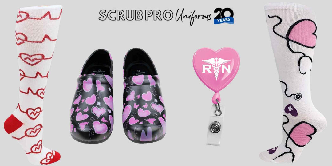 Valentine's Day Accessories & More at Scrub Pro Uniforms