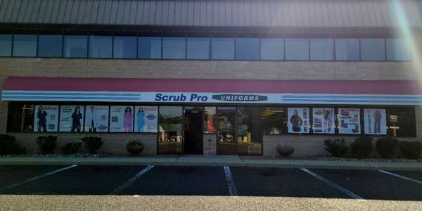 The Scrub Pro storefront at our Deptford location in Westville, New Jersey.