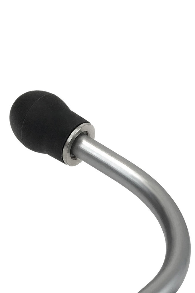 A close up image of the Prestige Medical Clinical I Stethoscope ear tips with exclusive bushings.