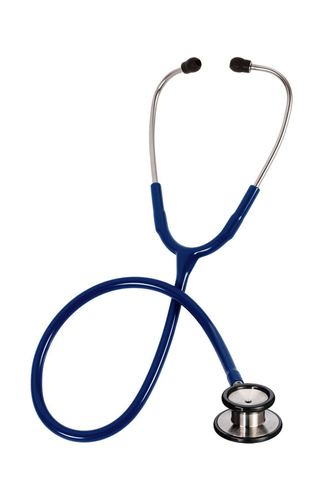 An image of the Prestige Medical Clinical 1 Stethoscope in Navy featuring a non-chill bell ring.