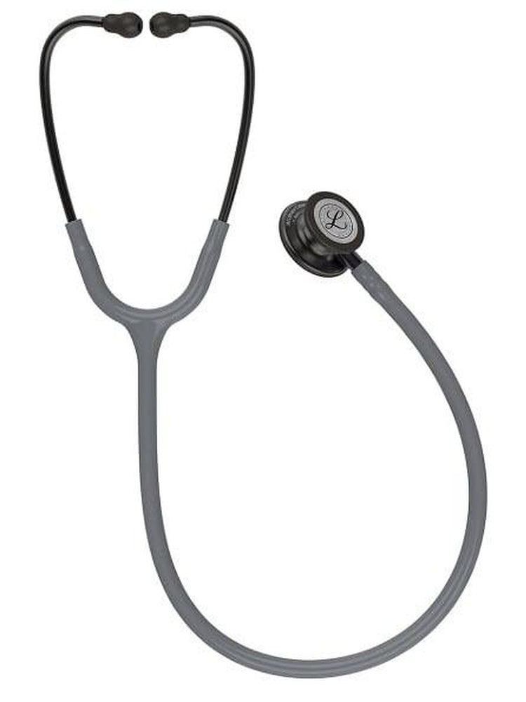 3M Littmann Classic III 27" Stethoscope in Grey Smoke Violet has metal parts with a smokey violet hue