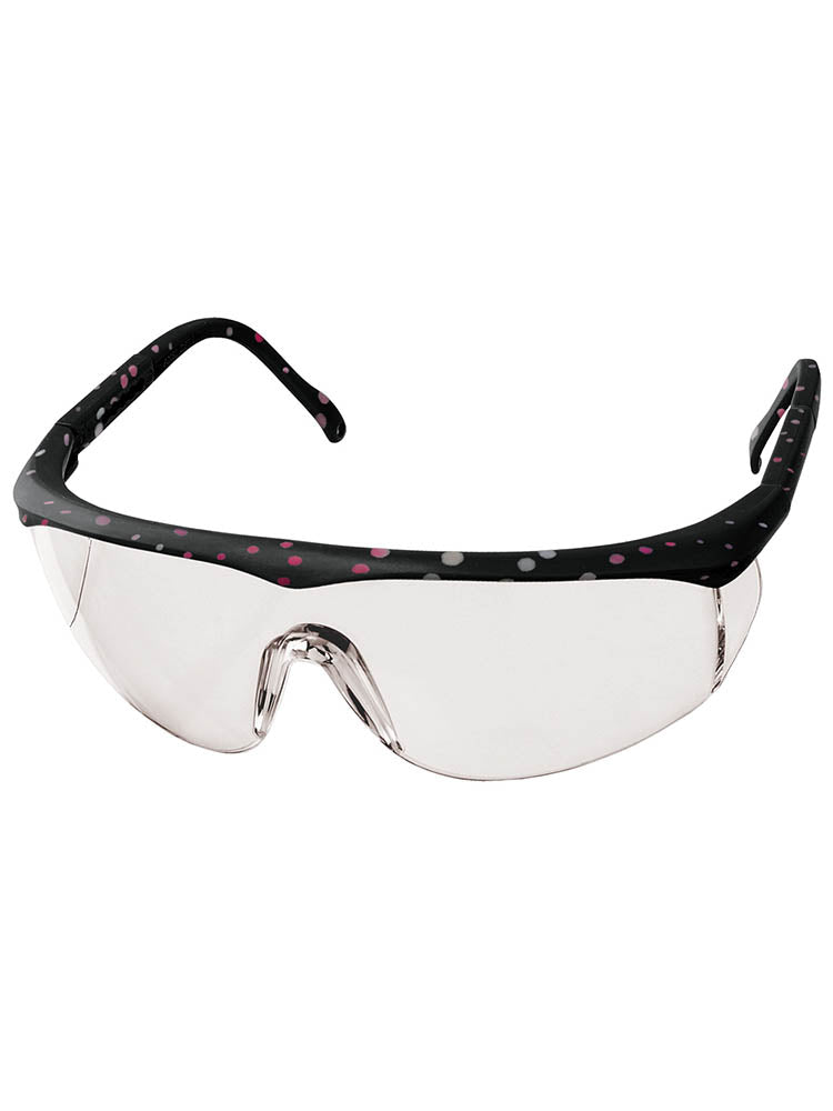 Printed Full Frame Adjustable Eyewear from Prestige Medical in "Leopard Purple".