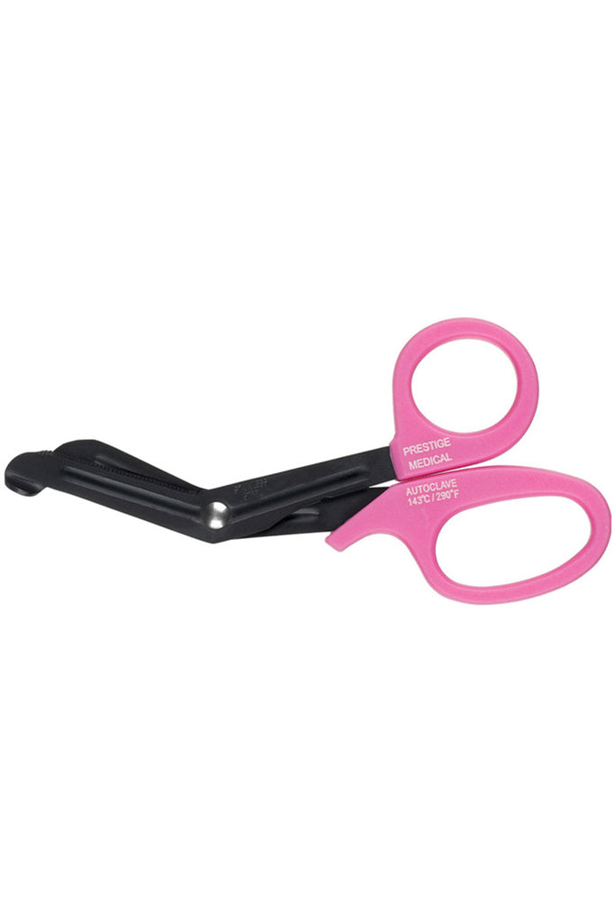 An image of the Prestige Medical 5.5" Premium Fluoride Scissor in Hot Pink featuring surgical-grade 420 stainless steel.