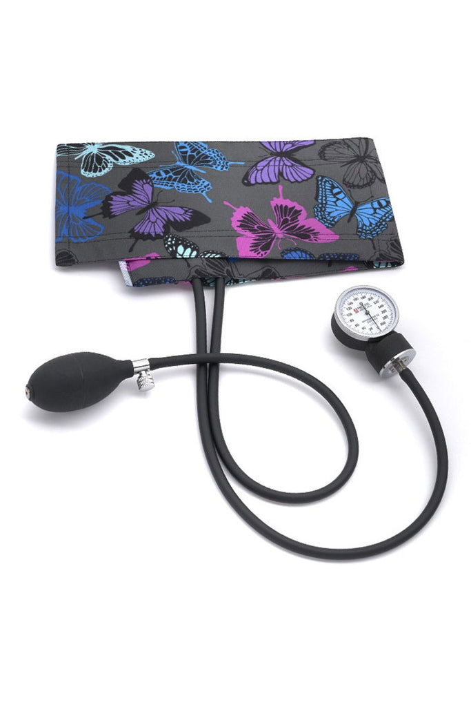 A picture of the Prestige Medical Premium Aneroid Sphygmomanometer in Butterflies Grey.