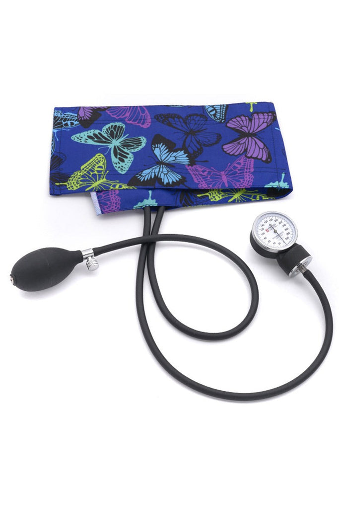 A picture of the Prestige Medical Premium Aneroid Sphygmomanometer in Butterflies  Navy.
