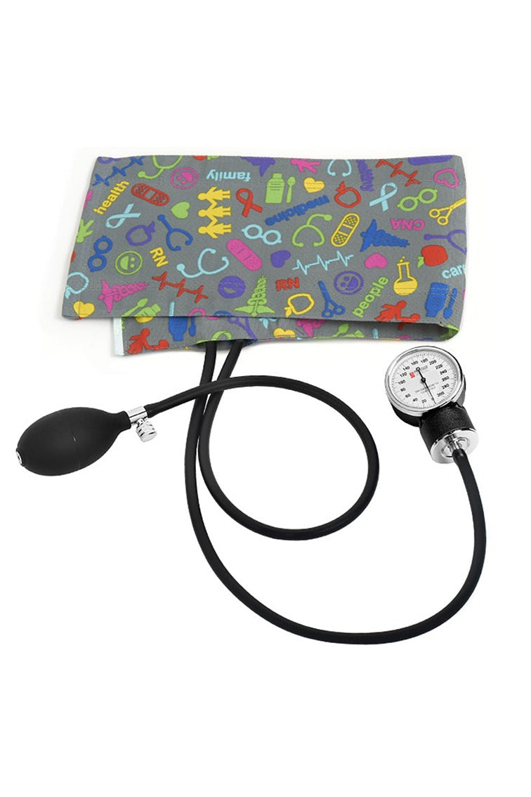 A picture of the Prestige Medical Premium Aneroid Sphygmomanometer in Medical Symbols Pewter.