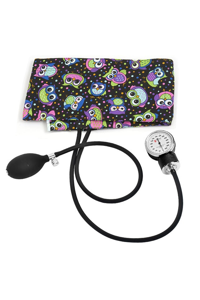 A picture of the Prestige Medical Premium Aneroid Sphygmomanometer in Party Owls Black.