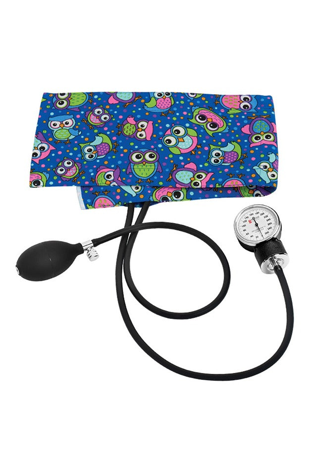 A picture of the Prestige Medical Premium Aneroid Sphygmomanometer in Party Owls Royal.