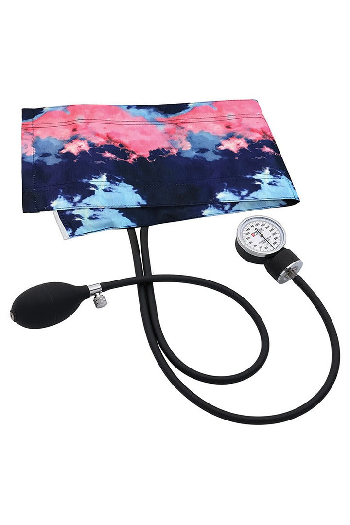 A picture of the Prestige Medical Premium Aneroid Sphygmomanometer in Tie Dye Supernova.