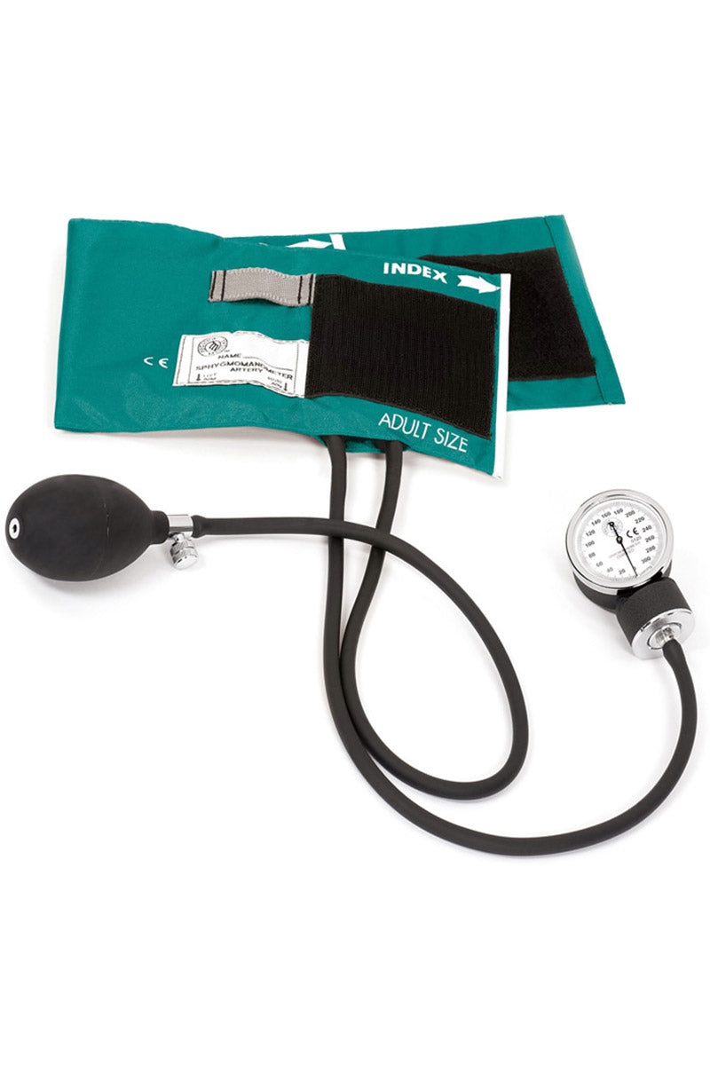 A picture of the Prestige Medical Premium Aneroid Sphygmomanometer in Teal.