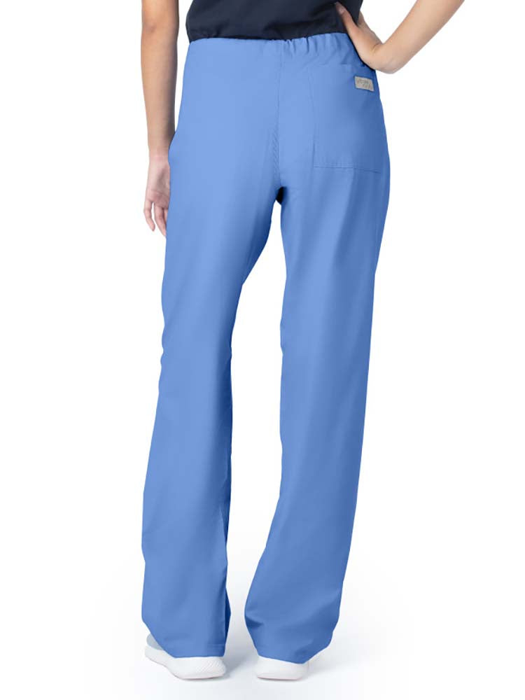 The Hatton  Ceil Blue Jogger Medical Scrub Pants for Women