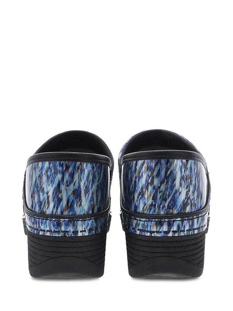 Dansko LT Pro Nurse Shoes in Blue Waves Patent featuring Lightweight EVA Midsole