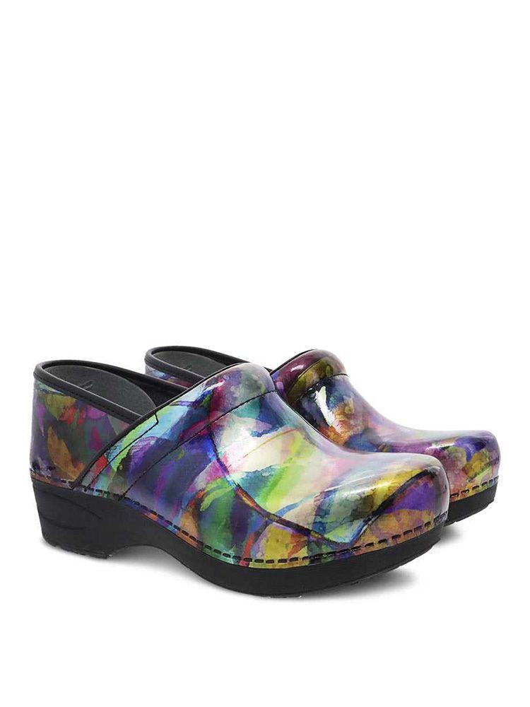 Dansko XP 2.0 Nurse Shoes in Color Wash Patent featuring Leather uppers & Patented slip-resistant rubber outsole