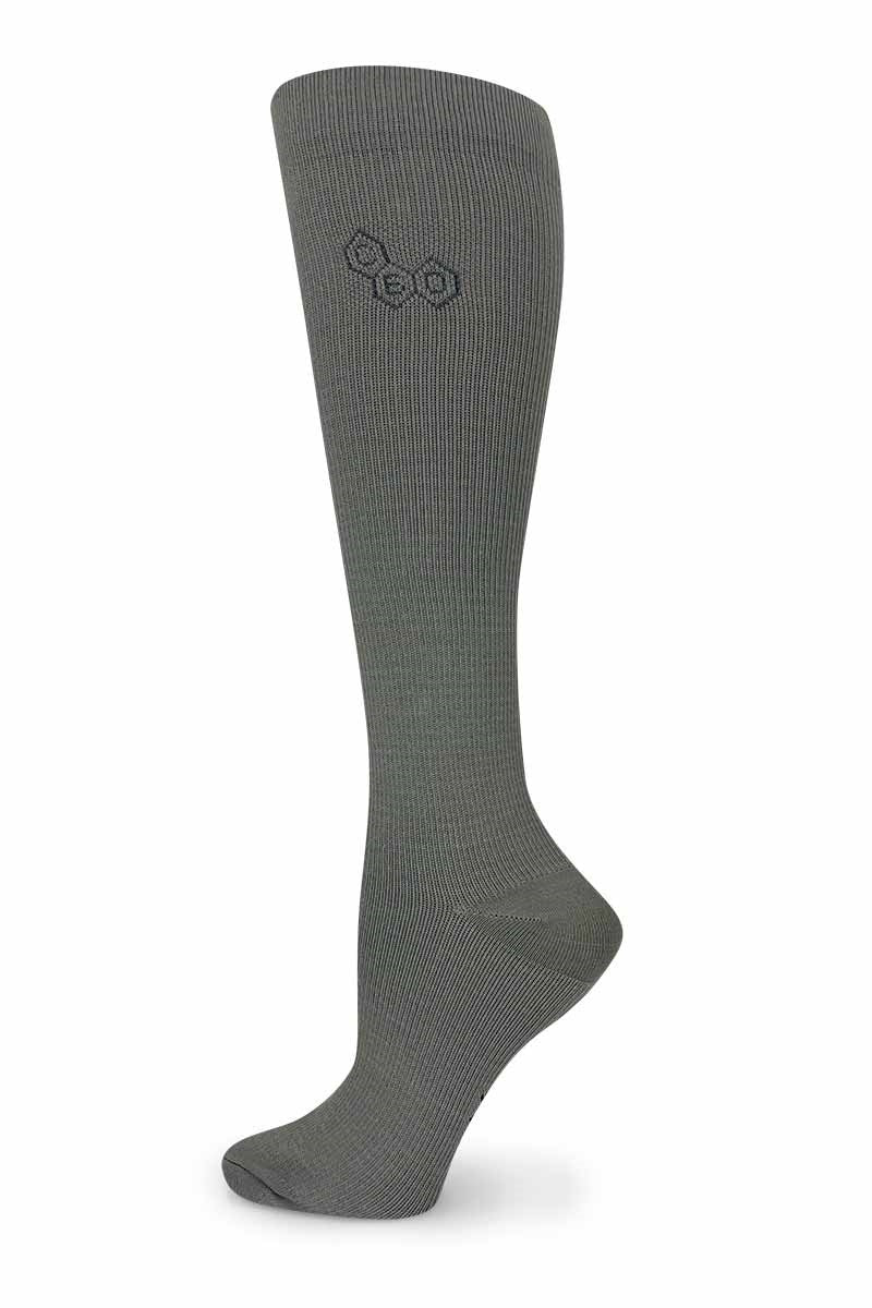 A pair of Xertia CBD Infused Unisex Compression Socks in Grey infused with aloe & CBD to ensure you feel your best all day.