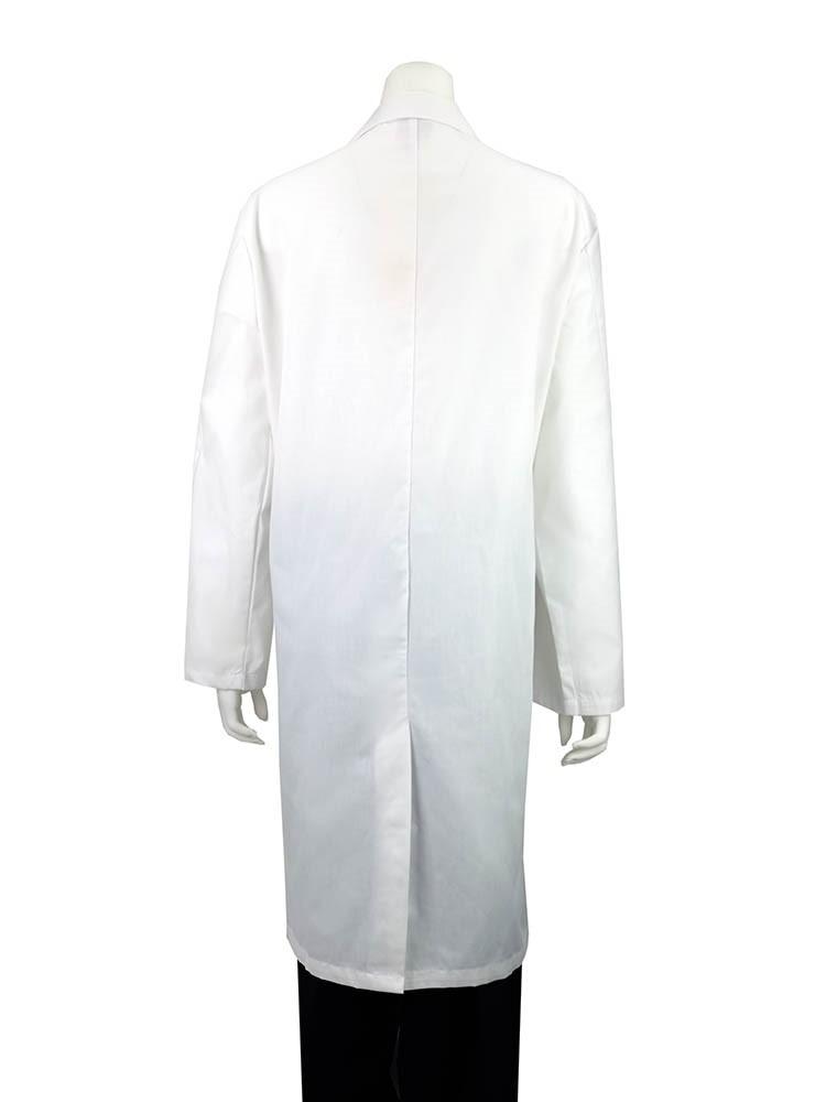 Luv Scrubs Unisex 40" No Pocket Lab Coat | White - Scrub Pro Uniforms