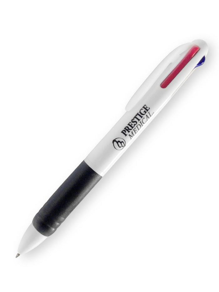 Prestige Medical 4 Color Chart Pen has a non-slip grip and pocket clip