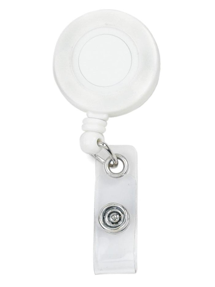 Prestige Medical Retractable ID Holder in white