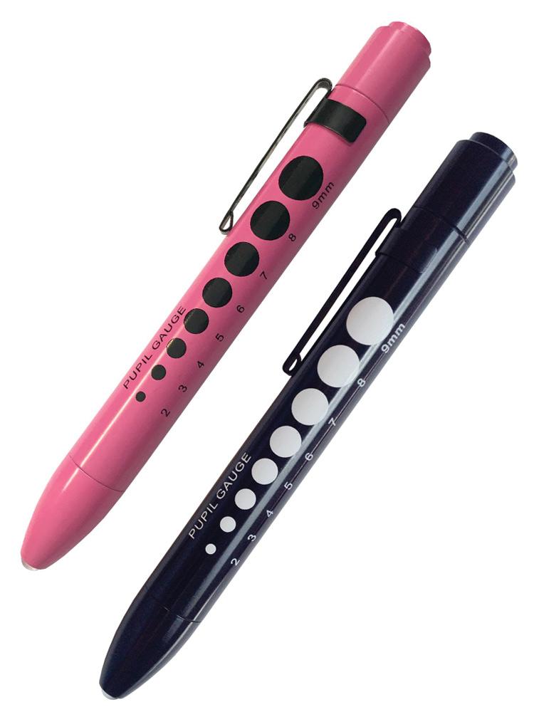 Prestige Medical Soft LED Pupil Gauge Penlight comes in 2 colors