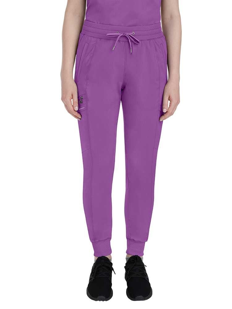 Purple Label by Healing Hands Women's Toby Jogger in Crush Berry is available in petite and curvy