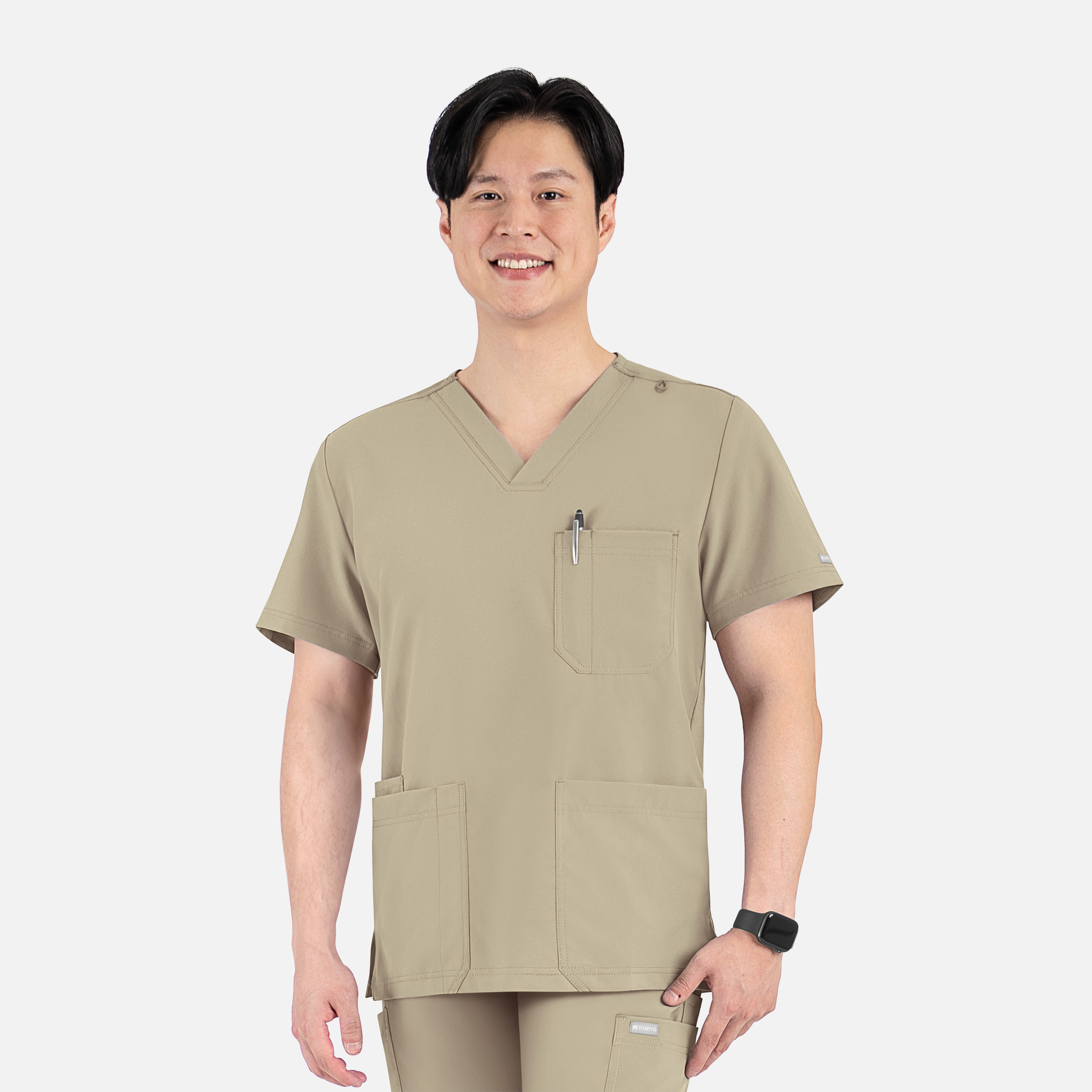 Men  Tops  5802  Mens 4 Pocket V-Neck Top